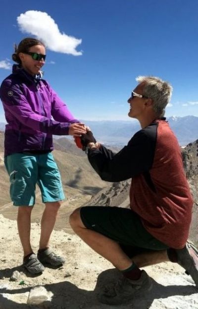 Brian Ingle  Cycling on the  tour with redspokes